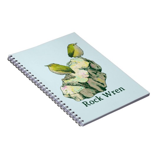 Rock Wren vogels Nieuw-Zeeland Notitieboek (Rechterzijde)