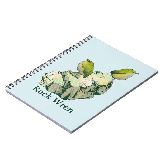 Rock Wren vogels Nieuw-Zeeland Notitieboek (Linkerzijde)