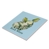 Rock Wren vogels Nieuw-Zeeland Tegeltje (Zijkant)