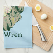 Rock Wren vogels Nieuw-Zeeland Theedoek (Quarter Fold)