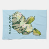 Rock Wren vogels Nieuw-Zeeland Theedoek (Horizontaal)