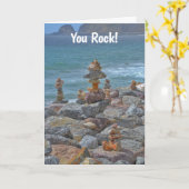 Rock You Rock Beach Leuke Verjaardag Kaart (Gele Bloem)