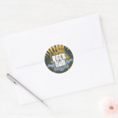 Rock You Tshirts en geschenken Ronde Sticker (Envelop)