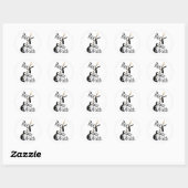 Rock Your Faith G Style Ronde Sticker (Vel)
