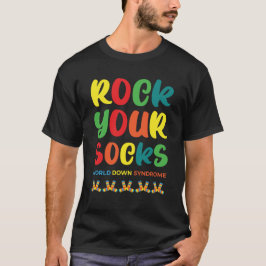 Rock Your Socks wereld downsyndroom dag T-shirt