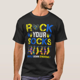 Rock Your Socks wereld downsyndroom dag T-shirt