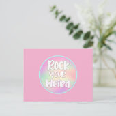 Rock Your Weird Briefkaart (Staand voorkant)