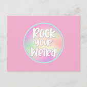Rock Your Weird Briefkaart (Voorkant)