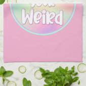 Rock Your Weird Theedoek (Gevouwen)