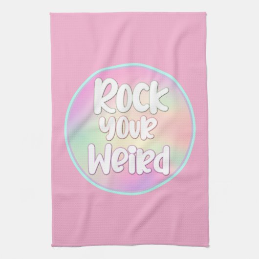Rock Your Weird Theedoek (Verticaal)