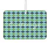 Rockabilable diamant plaid Thunder_Cove Luchtverfrisser (Voorkant)