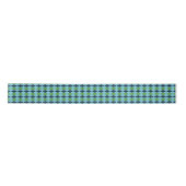 Rockabilable diamant plaid Thunder_Cove Satijnen Lint (Voorkant)