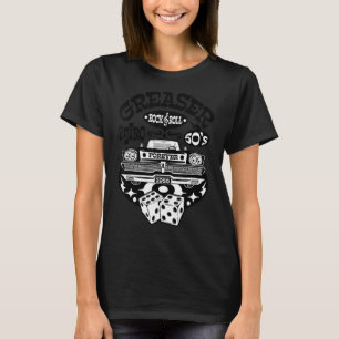Rockabilly 50s Greaser Sock Hop Costume Ro T-shirt