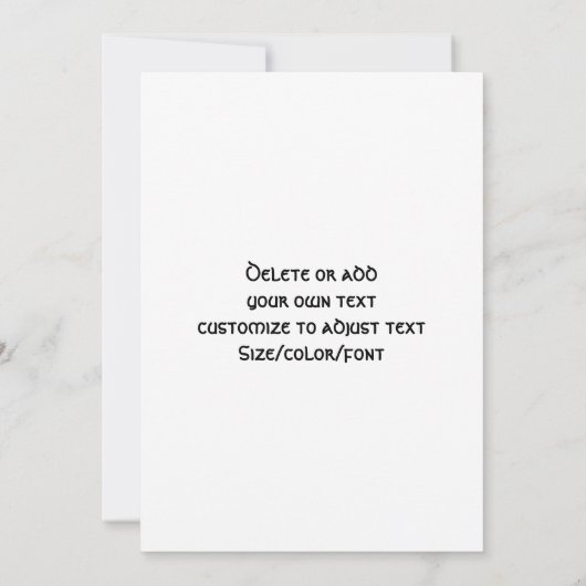 Rockabilly bachelorette kaart (Achterkant)