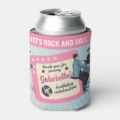 Rockabilly Birthday Party Blikjeskoeler (Blikje Voorkant)