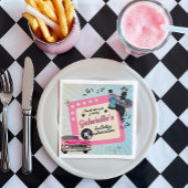 Rockabilly Birthday Party Servet