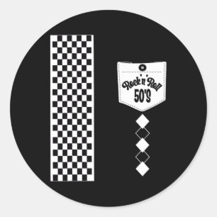 Rockabilly Bowling 50s Sock Hop Kostuums Greaser R Ronde Sticker