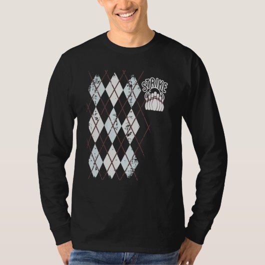 Rockabilly Bowling Men Women Retro 50s Sock Hop Ar T-shirt (Voorkant)