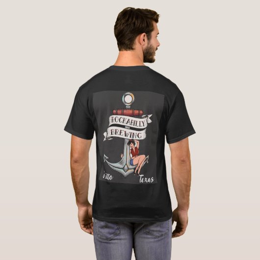 Rockabilly Brewing drink shirt (Achterkant volledig)