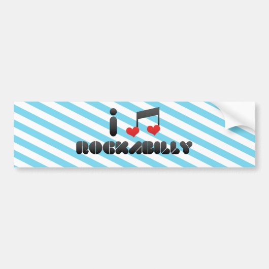 Rockabilly Bumpersticker (Voorkant)