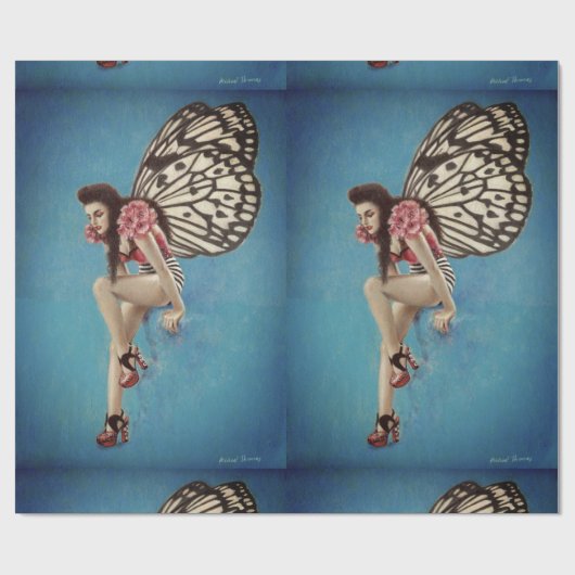  Rockabilly Cadeaupapier (Vlak)