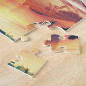 Rockabilly California Palms Coastal Summer Woman Legpuzzel (Zijkant)