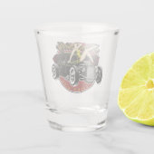 Rockabilly Design Shot glas (Achterkant)