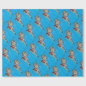  Rockabilly Fairy Cadeaupapier (Vlak)