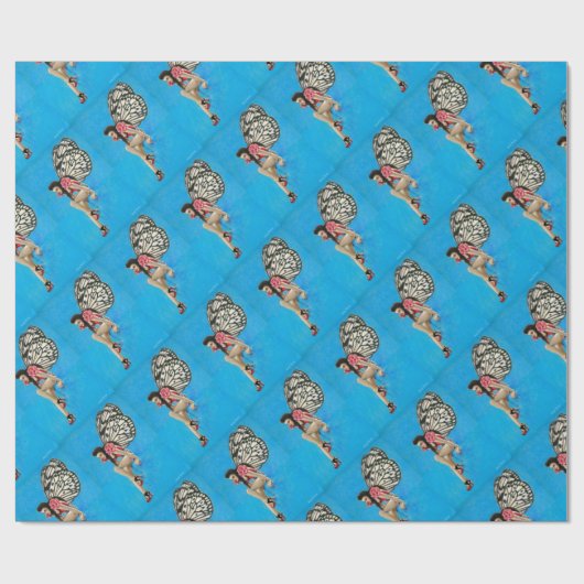  Rockabilly Fairy Cadeaupapier (Vlak)