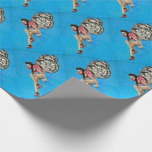  Rockabilly Fairy Cadeaupapier (Hoek)