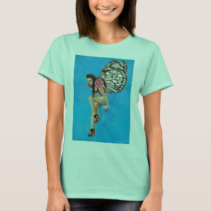 Rockabilly Fairy Stropdas-dye T-shirt voor dames