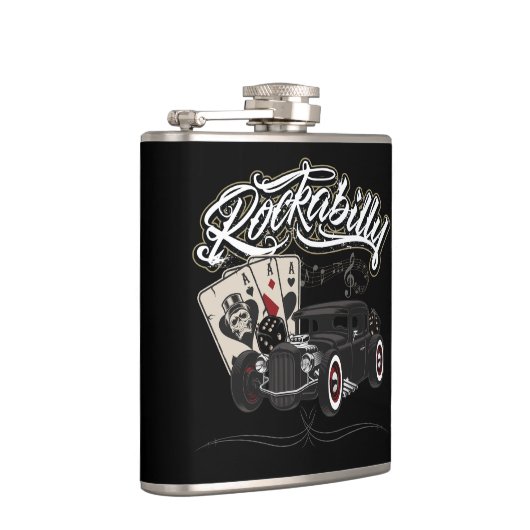 Rockabilly Flachmann Heupfles (Rechts)