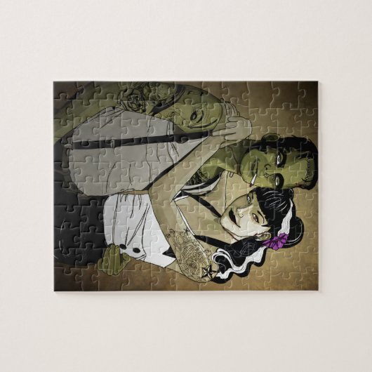 Rockabilly Frank en Bride Legpuzzel (Horizontaal)