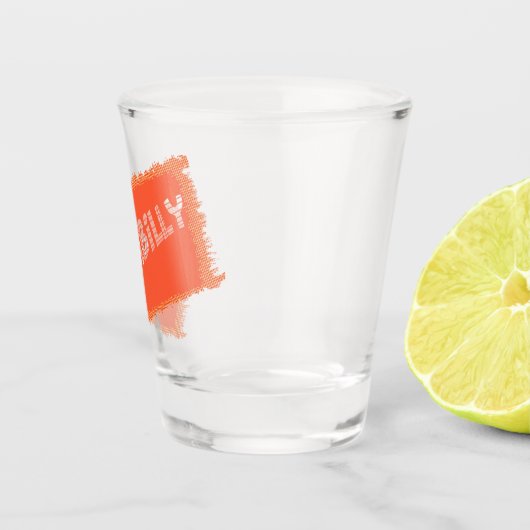 RockaBilly gescheurd borrelglas Shot Glas (Rechts)