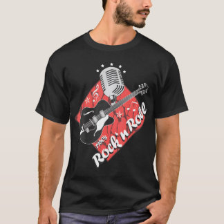 Rockabilly Gitaar Rock N Roll Psychobilly T-shirt