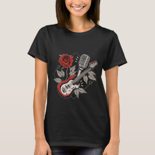 Rockabilly gitarmuziek t-shirt