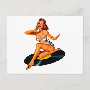 Rockabilly Goddess Briefkaart