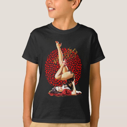 Rockabilly Goddess II T-shirt (Voorkant)