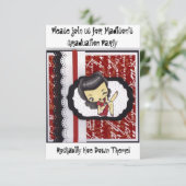 Rockabilly Home Down Party Kaart (Staand voorkant)