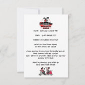 Rockabilly Home Down Party Kaart (Achterkant)