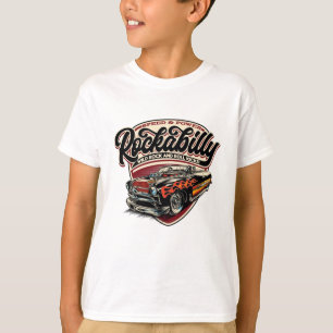 Rockabilly Hotrod Speed Flames - Po's T-shirt