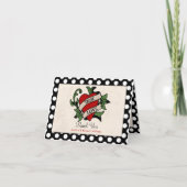 Rockabilly Huwelijk Bedankt (Voorkant)