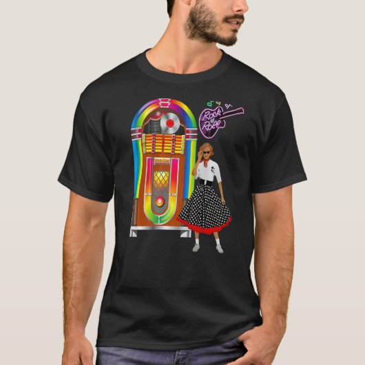 Rockabilly Jukebox 1 T-shirt (Voorkant)