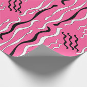 Rockabilly Krullen Cadeaupapier (Hoek)