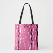 Rockabilly Krullen Tote Bag (Voorkant)