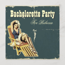 Rockabilly legt een meisje met de vrijgezellenpart kaart