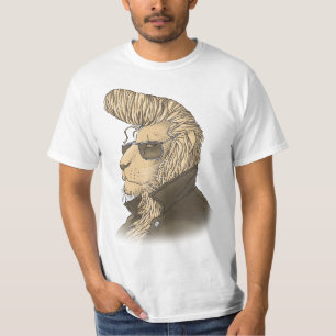 Rockabilly Lion (Beste onderscheiding van vandaag) T-shirt