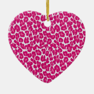 Rockabilly Love "Pink Leopard" Keramisch Ornament