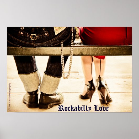 Rockabilly Love Poster (Voorkant)