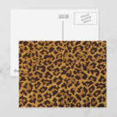Rockabilly luipaardprint cadeaus en verzamelobject briefkaart (Voorkant / Achterkant)